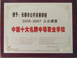 長春市公共關(guān)系學(xué)?！W(xué)校榮譽